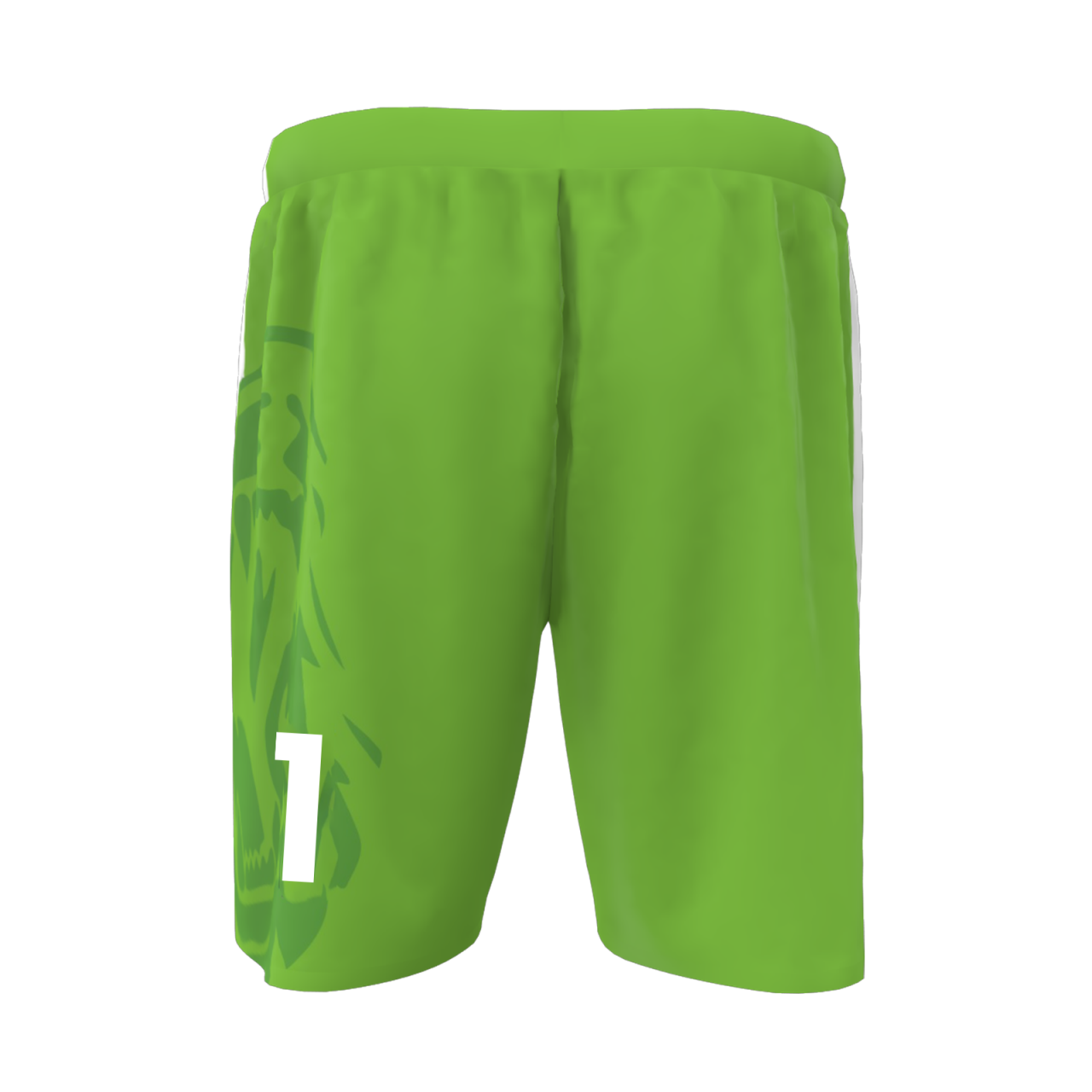 Short Portar Kids Tampa verde/alb [3]
