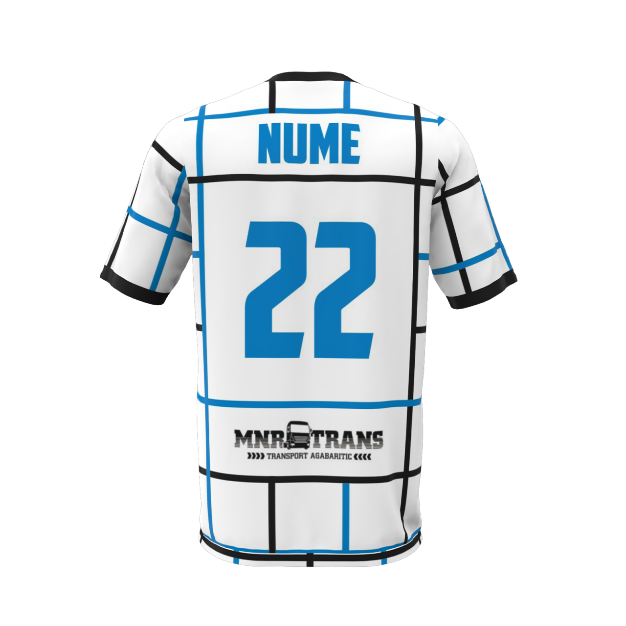 Tricou Joc Academica Translivania  alb/albastru [2]