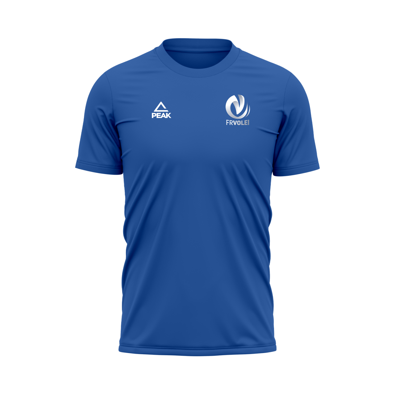Tricou Bumbac Suporter FR Volei Masculin - Royal [1]