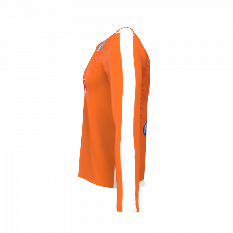 Bluza Portar Kids Tampa portocaliu/alb [1]