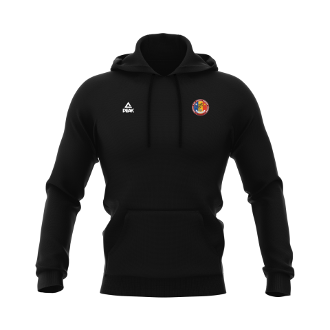 AS Pompierii Mures - Hanorac bumbac Peak Basic ASP Mures cu gluga cu snur negru