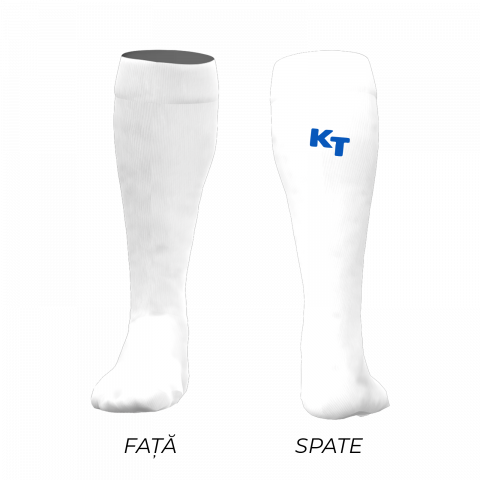 Tampa Brasov - Jambiere Fotbal cu soseta Kids Tampa albe