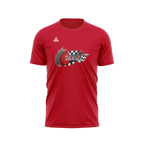 ProRally Team Brasov - Tricou Basic Bumbac ProRally Team rosu V1