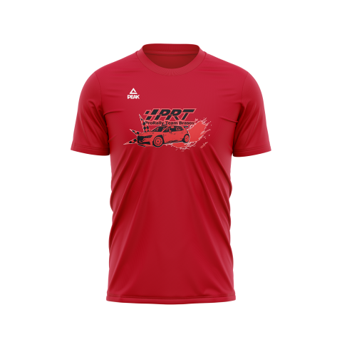 ProRally Team Brasov - Tricou Basic Bumbac ProRally Team rosu V2