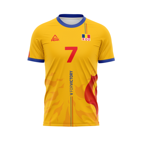 FR Volei - Tricou Joc FR Volei Masculin - Galben