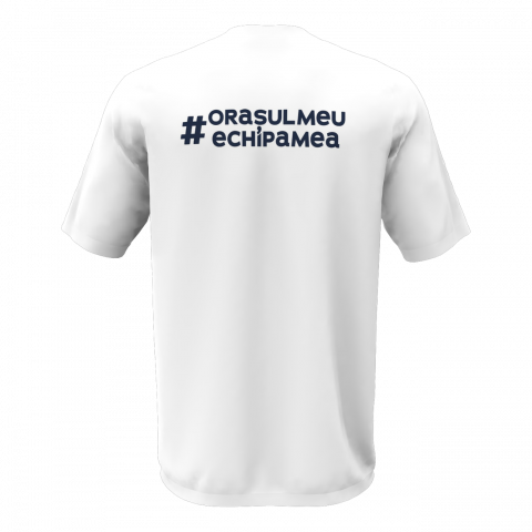 Tricou PEAK bumbac CSM Oradea alb [2]