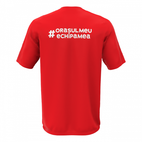 Tricou PEAK bumbac CSM Oradea rosu [2]