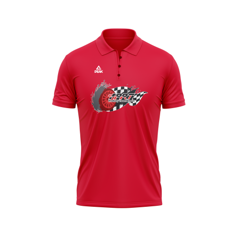 ProRally Team Brasov - Tricou Polo Bumbac ProRally Team rosu V1