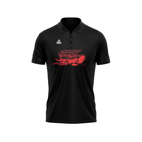 ProRally Team Brasov - Tricou Polo Bumbac ProRally Team negru V2