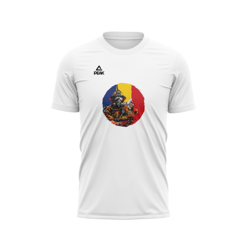 AS Pompierii Mures - Tricou Premium Peak Suporter ASP Mures alb