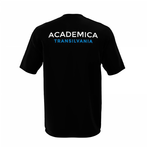 Tricou Suporter 1 Bumbac Academica Transilvania negru [1]