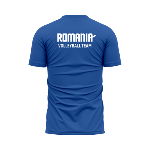 Tricou Bumbac Suporter FR Volei Masculin - Royal [1]