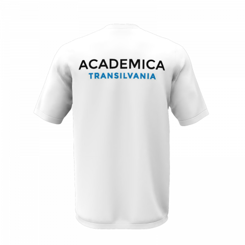 Tricou Suporter 2 Bumbac Academica Transilvania alb [1]
