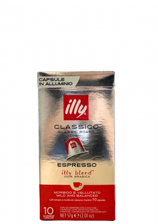 CAPSULE CAFEA - ILLY ESPRESSO CLASSICO 10 Bucăți - Compatibile Nespresso
