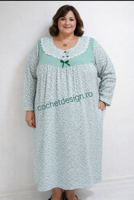 Set 2 Camasi de Noapte cu Maneca Lunga [11]