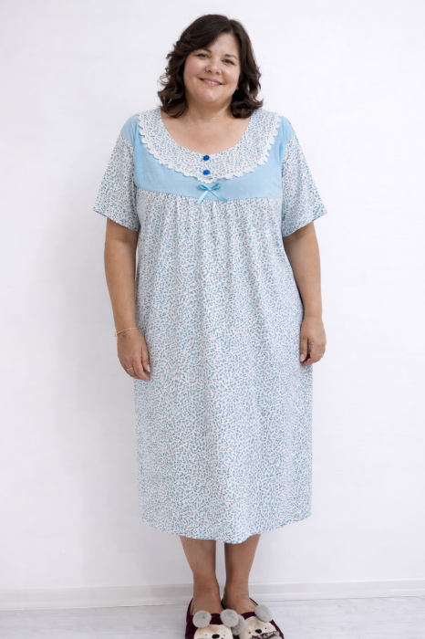 Set 2 Camasi de Noapte cu Maneca Scurta [4]