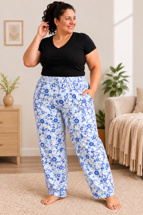 Set 3 pantaloni lungi pijama [2]