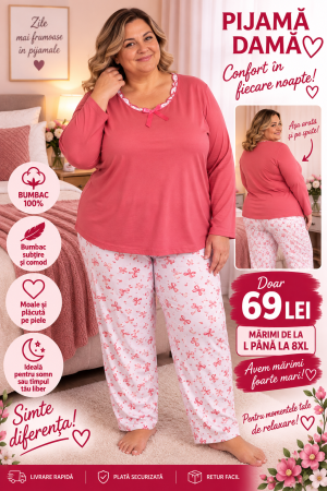 Pentru noapte - PIJAMA LUNGA MAIA