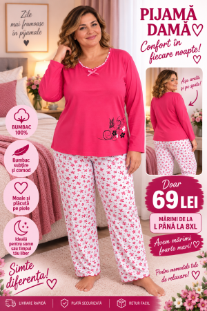 Pentru noapte - PIJAMA LUNGA MAIA