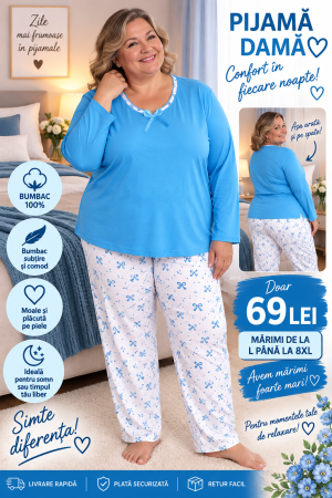 Pentru noapte - PIJAMA LUNGA MAIA