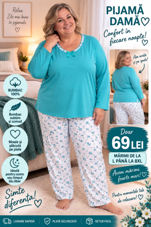 Pentru noapte - PIJAMA LUNGA MAIA