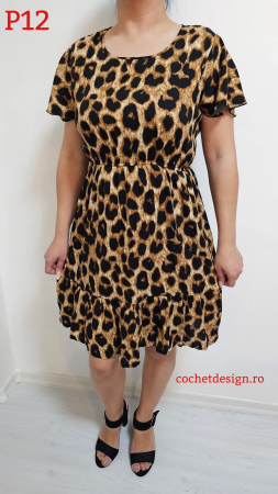 Rochii - Rochie animal print