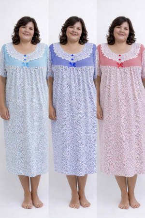 TOATE PRODUSELE - Set 3 Camasi Noapte Maneca Scurta