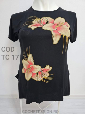 TOATE PRODUSELE - Tricou dama imprimeu floral