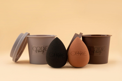 Buretel profesional pentru machiaj Code of Beauty [4]