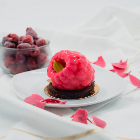 Prajituri - MOUSSE ZMEURA - 95 LEI/KG