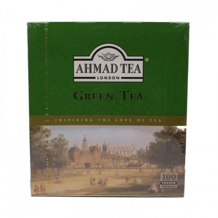 Ceai Ahmad Green Tea 100 plicuri [1]