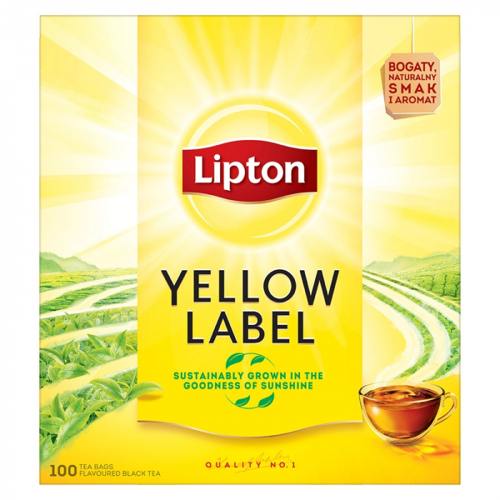 Ceai Lipton Yellow Label negru 100 plicuri [1]