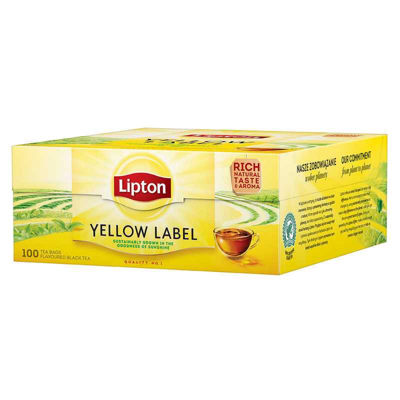 Ceai Lipton Yellow Label negru 100 plicuri [2]