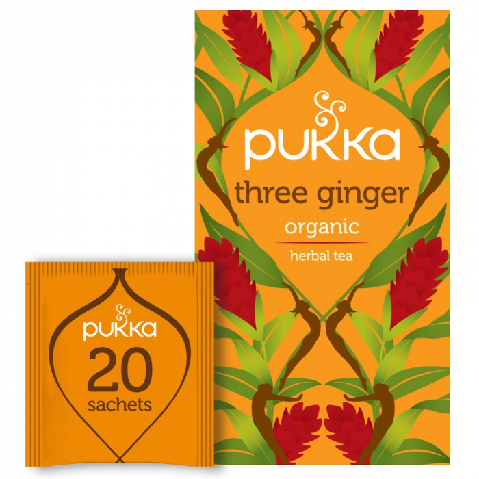 Ceai Pukka Three Ginger  infuzie organica 20 plicuri [4]