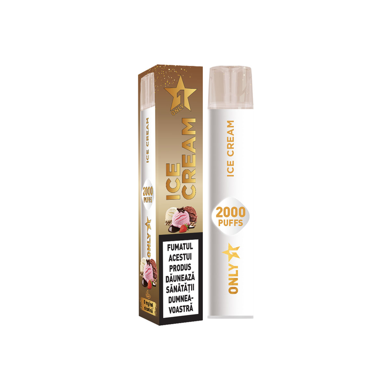 Dispozitiv pentru vapat ONLY 1 Ice Cream cu aroma de inghetata 0% nicotina [1]