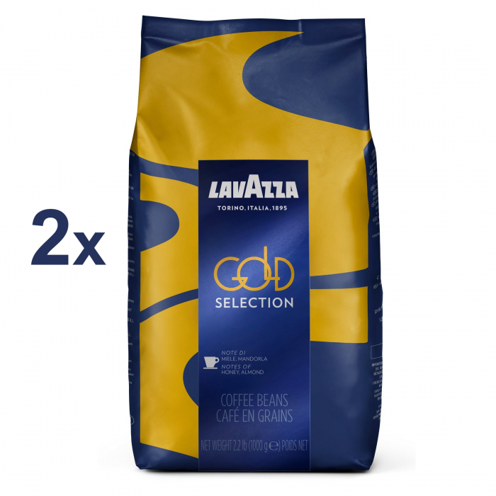 Pachet 2 pungi Cafea boabe Lavazza - Gold Selection, 2x1kg [2]