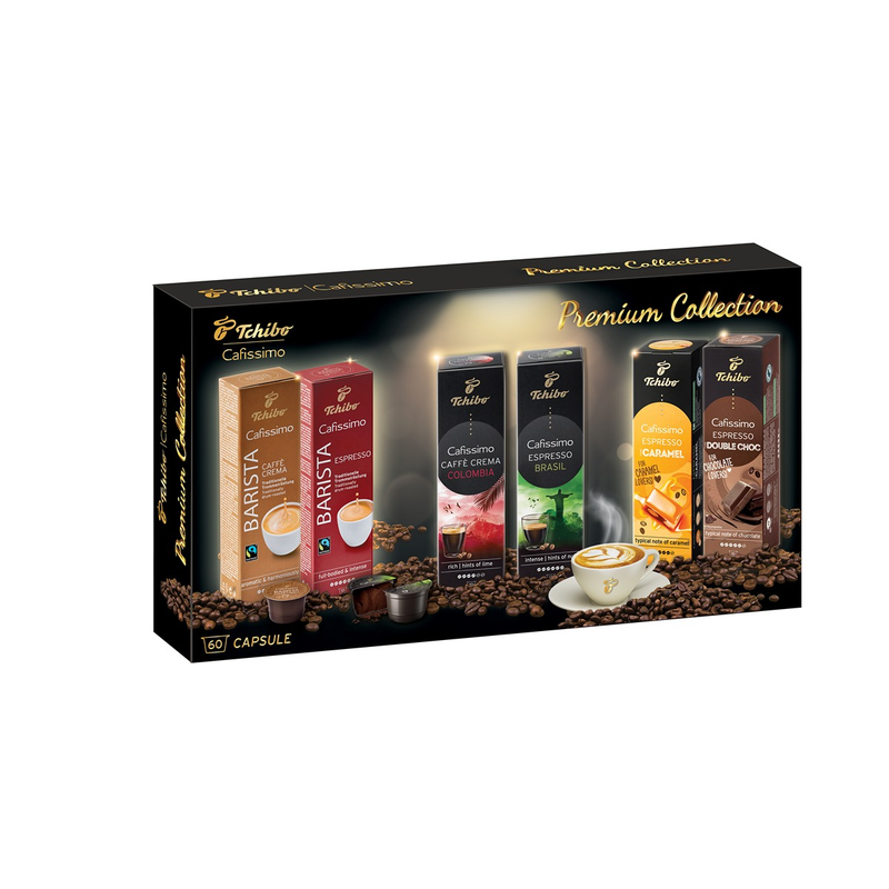 Pachet Tchibo Cafissimo Espressor Pure Plus Black Set Capsule Premium Collection 60 capsule [3]