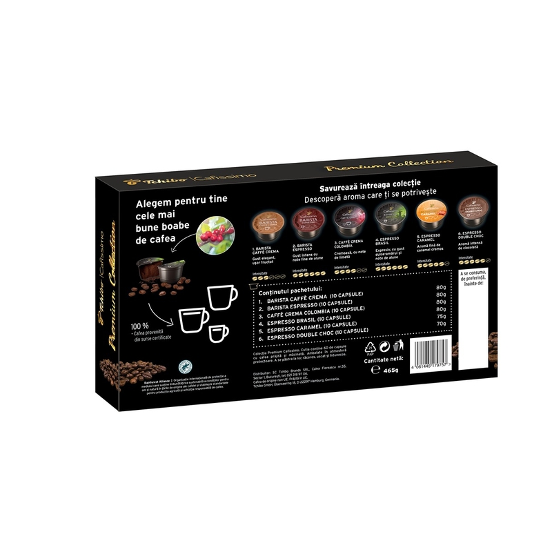Pachet Tchibo Cafissimo Espressor Pure Plus Black Set Capsule Premium Collection 60 capsule [4]