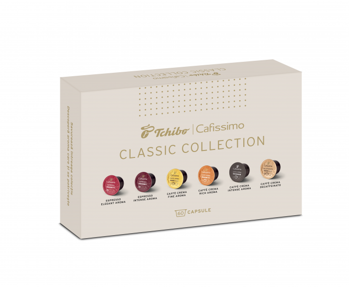Pachet Tchibo Cafissimo Espressor Pure Plus White Set Capsule Classic Collection 60 capsule [3]