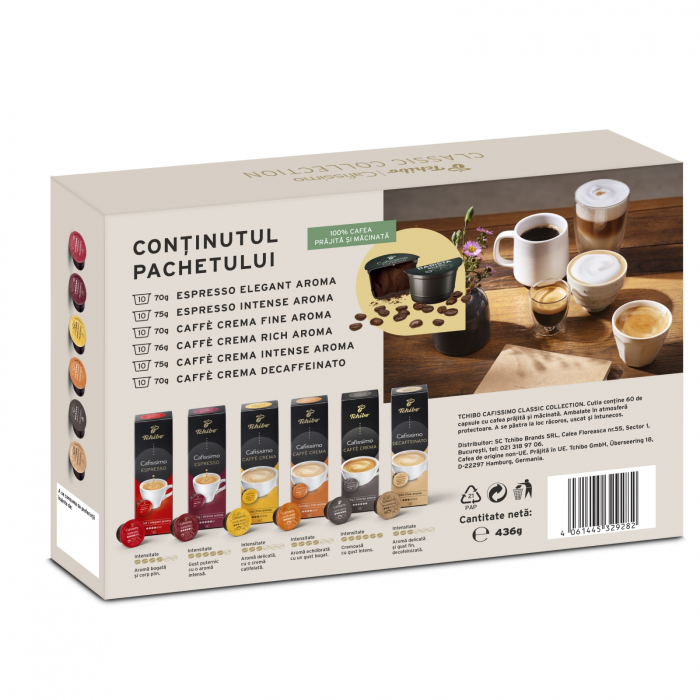 Set Cafea Capsule Tchibo Cafissimo Clasic Collection 60 capsule [2]