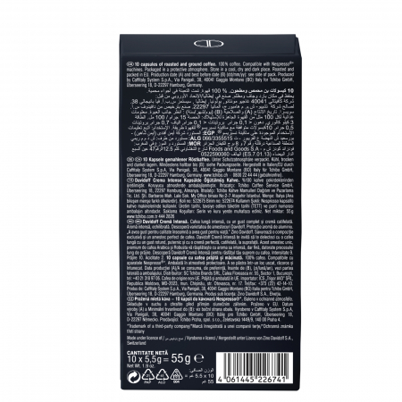 Cafea capsule Davidoff Crema Intense - compatibile Nespresso10 capsule [1]