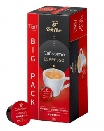 Cafea capsule - Cafea Capsule Tchibo Cafissimo - Big Pack Espresso Elegant Aroma, 30 capsule
