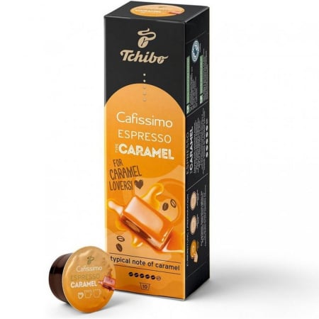 Cafea capsule - Cafea Capsule Tchibo Cafissimo Espresso Caramel 10 capsule