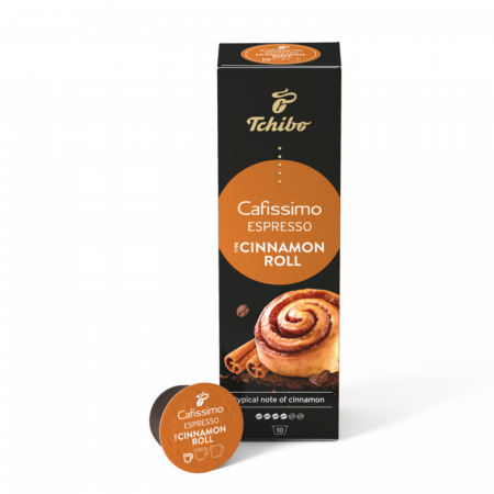 Cafea capsule - Cafea Capsule Tchibo Cafissimo Espresso Cinnamon Roll 10 capsule