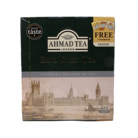 Ceai plic - Ceai Ahmad Earl Grey Tea 100 plicuri
