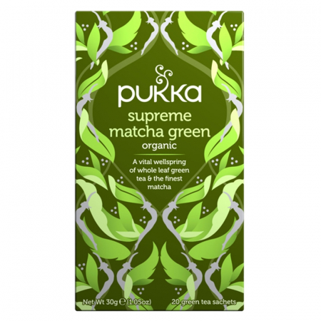 Ceai plic - Ceai Pukka Supreme Matcha infuzie organica 20 plicuri