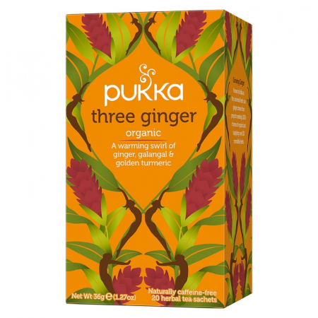 Ceai Pukka Three Ginger  infuzie organica 20 plicuri [2]