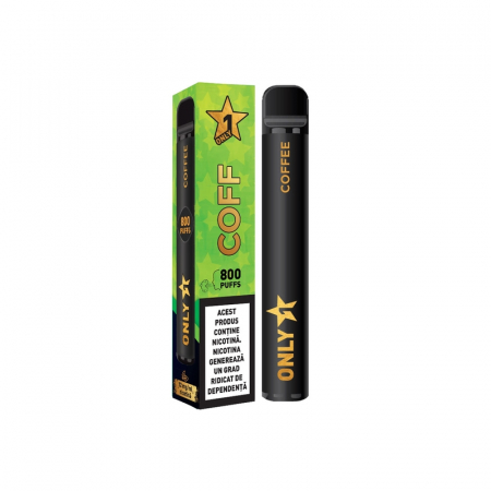 Dispozitiv pentru vapat ONLY 1 Coffee Kiss cu aroma de cafea 1.2% nicotina