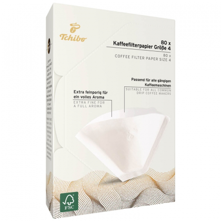 Accesorii - Filtre cafea din hartie Tchibo 80 buc