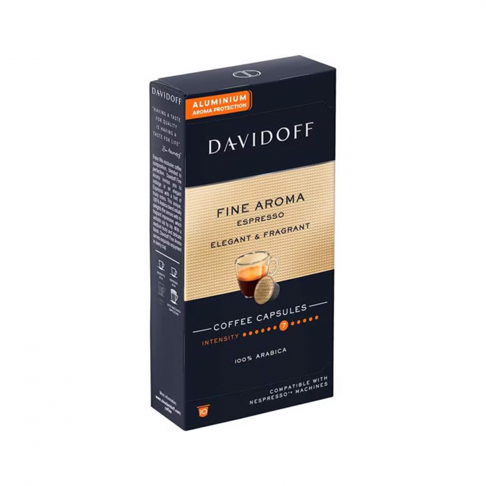 Capsule cafea Davidoff Fine Aroma Espresso, compatibiltate Nespresso, 10 Capsule [1]